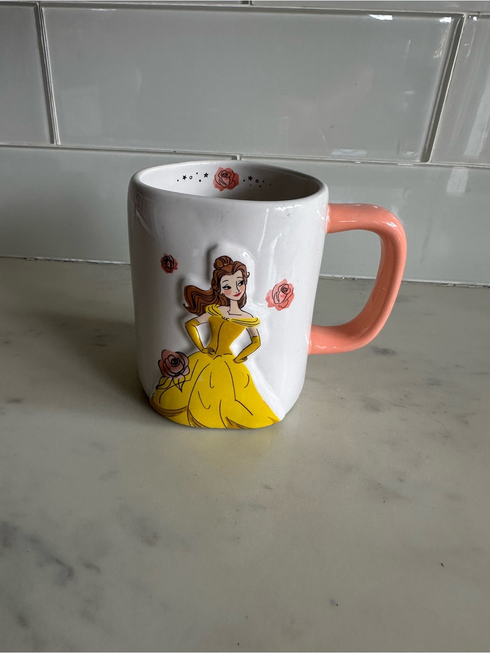 Bell “Beauty is Found Within” Disney + Rae Dunn XL mug